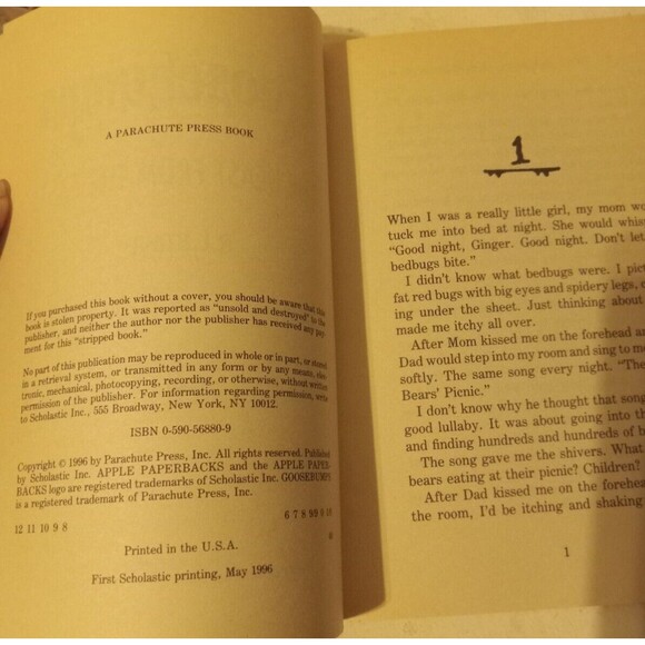 R.L. Stine's Goosebumps Book #43 The Beast From The East Preowned - Picture 8 of 8